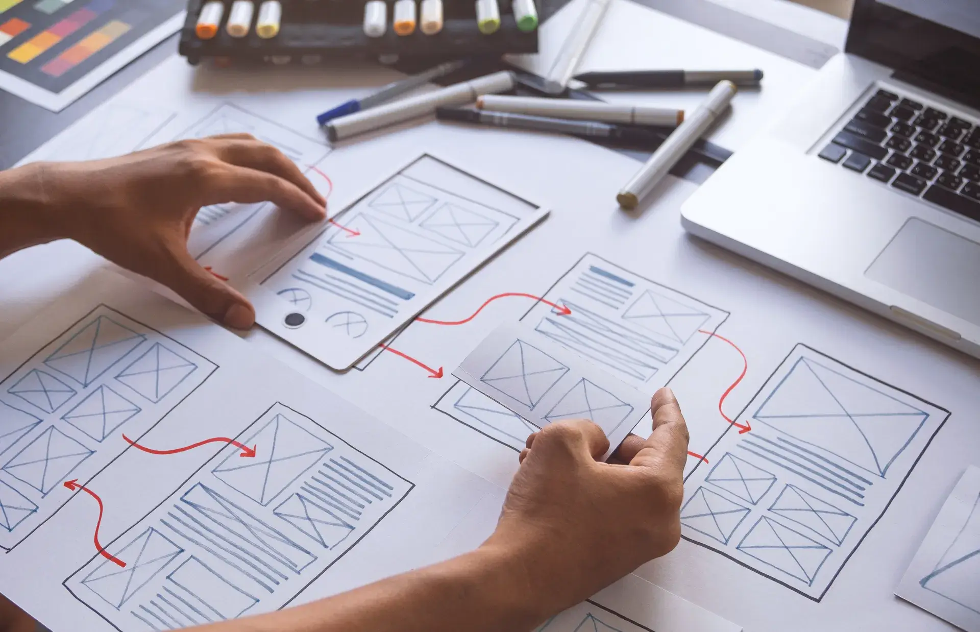 User experience concept